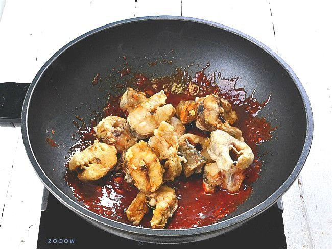 Học người Hàn làm món cá chiên xốt mặn ngọt ngon cơm hết ý-4