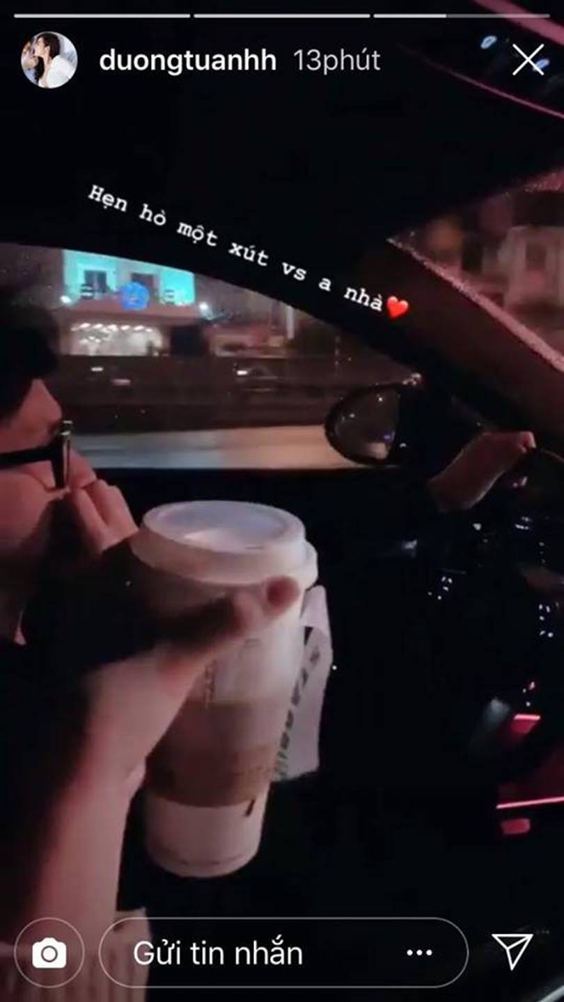 Lần đầu lộ diện sau nghi vấn sinh con đầu lòng, Tú Anh không quên khoe giây phút riêng tư bên ông xã-1