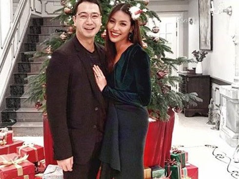 Dù cố giữ kín chuyện mang bầu nhưng chính chồng Lan Khuê đã vô tình để lộ