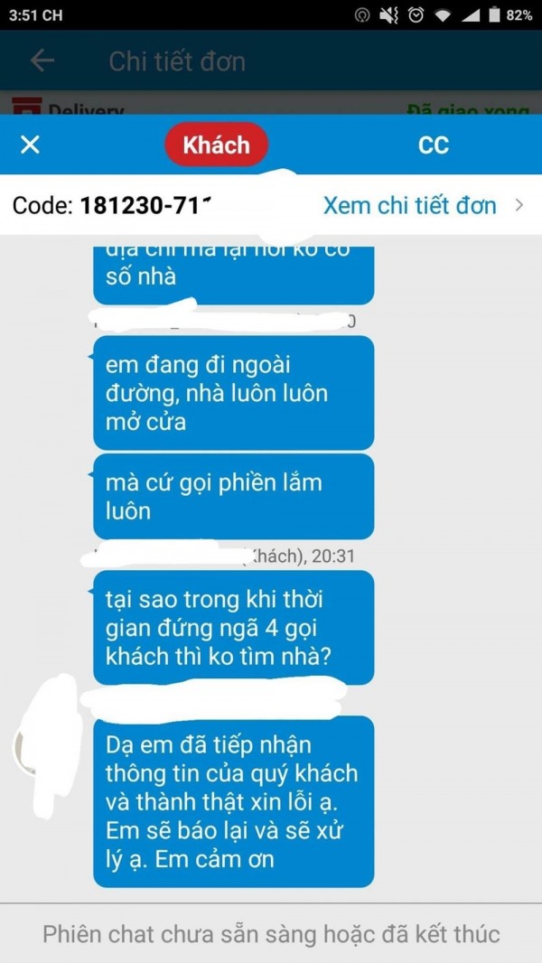 Chê shipper làm việc không đến nơi đến chốn, cô gái không ngờ bị cộng đồng mạng phản ứng gay gắt-4