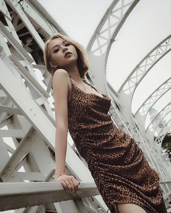 Thời trang họa tiết da beo, ai sến mặc ai, Phí Phương Anh diện sang vô cùng-1