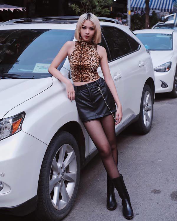 Thời trang họa tiết da beo, ai sến mặc ai, Phí Phương Anh diện sang vô cùng-10