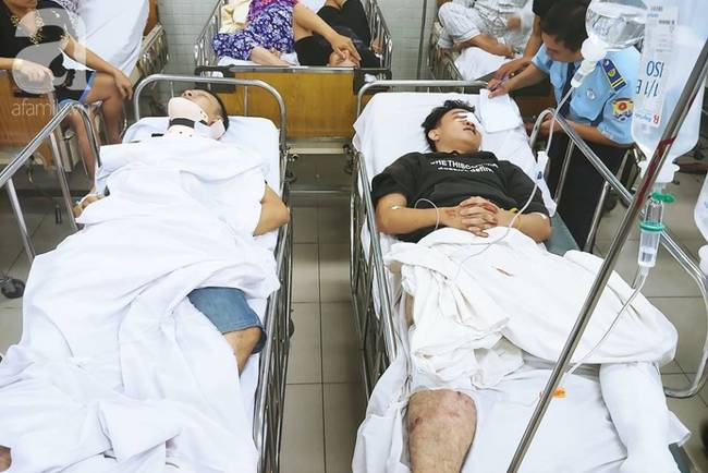 Nạn nhân vụ container tông nhiều xe máy ở Long An chuyển tới BV Chợ Rẫy đã lên 14 người-9