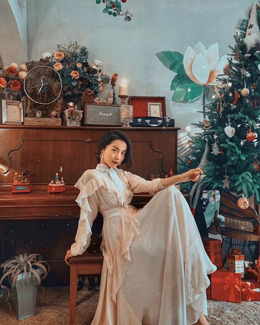 Em sinh đôi của Hà Tăng đẹp như tiên khi sống ảo-4