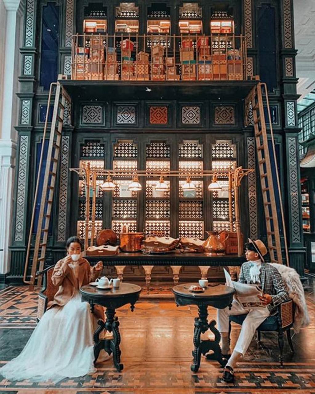 Em sinh đôi của Hà Tăng đẹp như tiên khi sống ảo-5