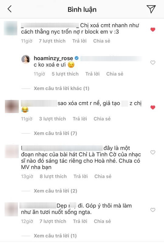 Hòa Minzy gây tranh cãi vì quá gay gắt trước lời khuyên chân thành của fan-4