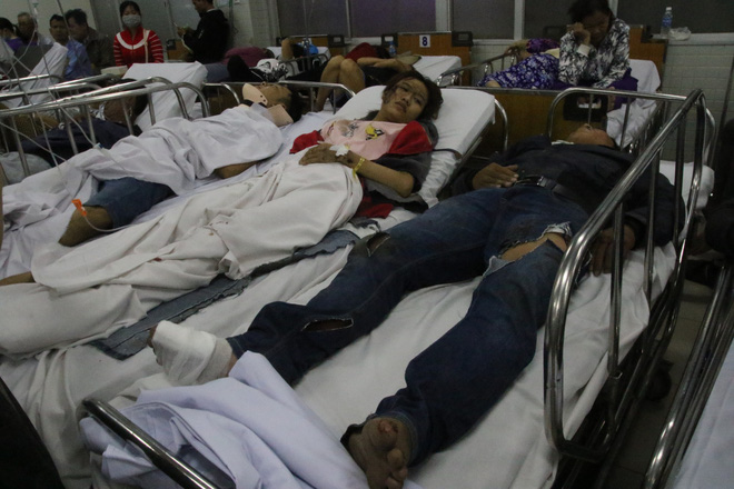 Vụ xe container tông đoàn xe máy chờ đèn đỏ: Một nạn nhân biến chứng nguy hiểm-1