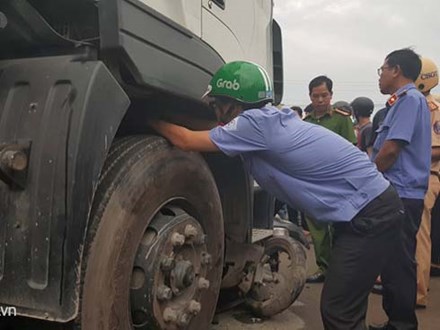 Phanh xe container tông chết 4 người ở Long An hoàn toàn bình thường