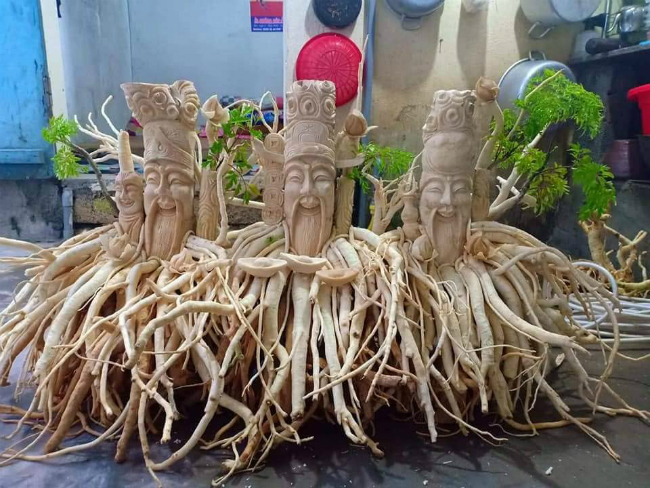 Lấy nhân sâm của người nghèo khắc tượng, ngâm rượu rồi bán giá cả chục triệu đồng-11