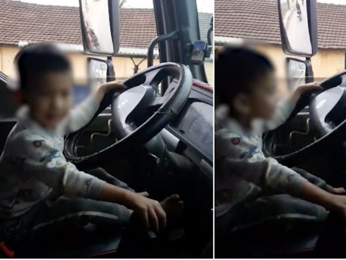 Xôn xao việc bố quay clip con trai