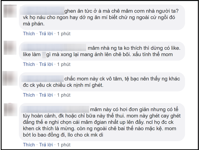 Nhìn mâm cơm nhà người sơ sài mà chồng lại khen, mẹ trẻ ngứa mắt đăng lên mạng hỏi nào ngờ bị mắng te tua-3