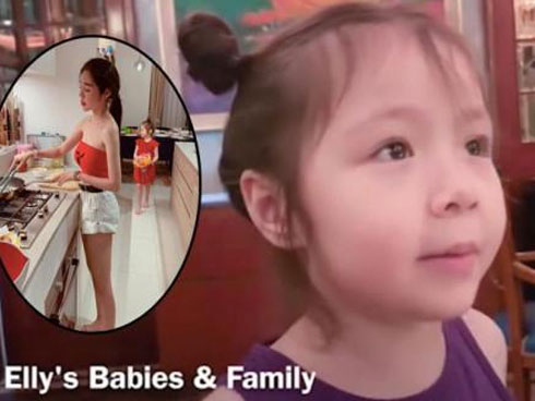 Lần đầu rò rỉ ảnh chụp cả gia đình Elly Trần, chồng tin đồn của cô gây choáng váng vì diện mạo hiện tại-10