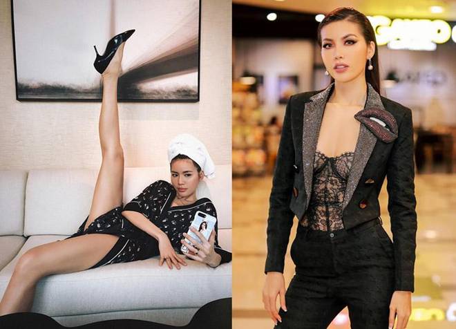 Minh Tú ở nhà mặc đồ rách như ăn mày, thoáng chốc đã biến thành nữ hoàng trên thảm đỏ-5