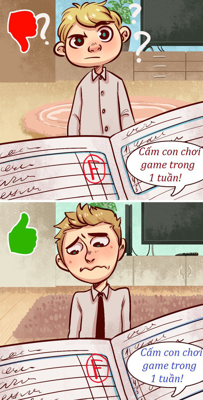 Nghệ thuật phạt con vô cùng hiệu quả mà không làm tổn thương đến lòng tự trọng của trẻ, cha mẹ rất nên nằm lòng-7