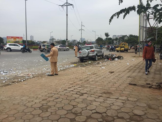 Tài xế khai do hoa mắt nên gây ra vụ tai nạn liên hoàn khiến 2 vợ chồng tử vong ở Hà Nội-1