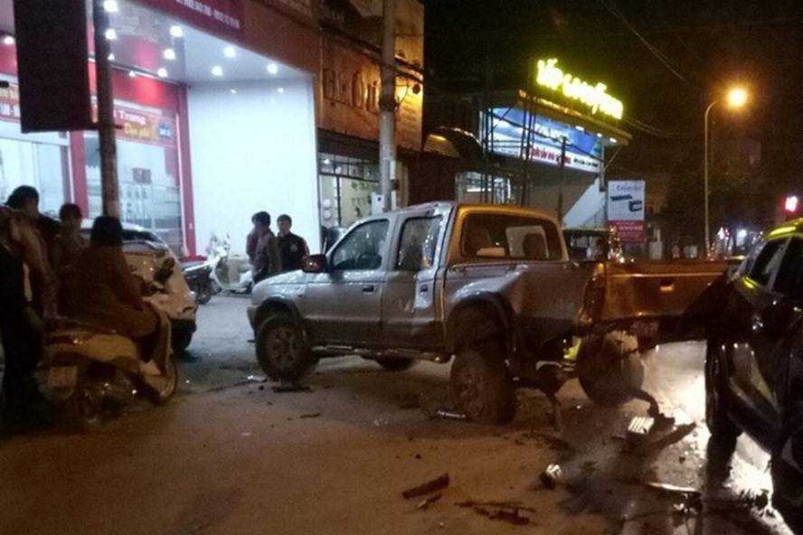 Nam cảnh sát giao thông gây tai nạn liên hoàn ở Sơn La-1