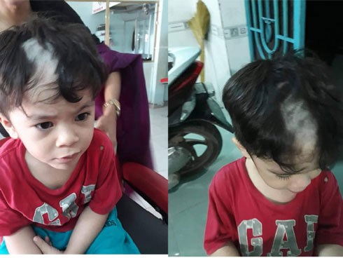 Tự tay cạo đầu còn bị mẹ 