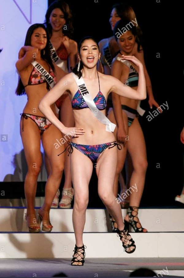 Cười lả đi vì màn tạo dáng bá đạo khi thi bikini của thí sinh Hoa hậu Hoàn vũ Nhật Bản-3