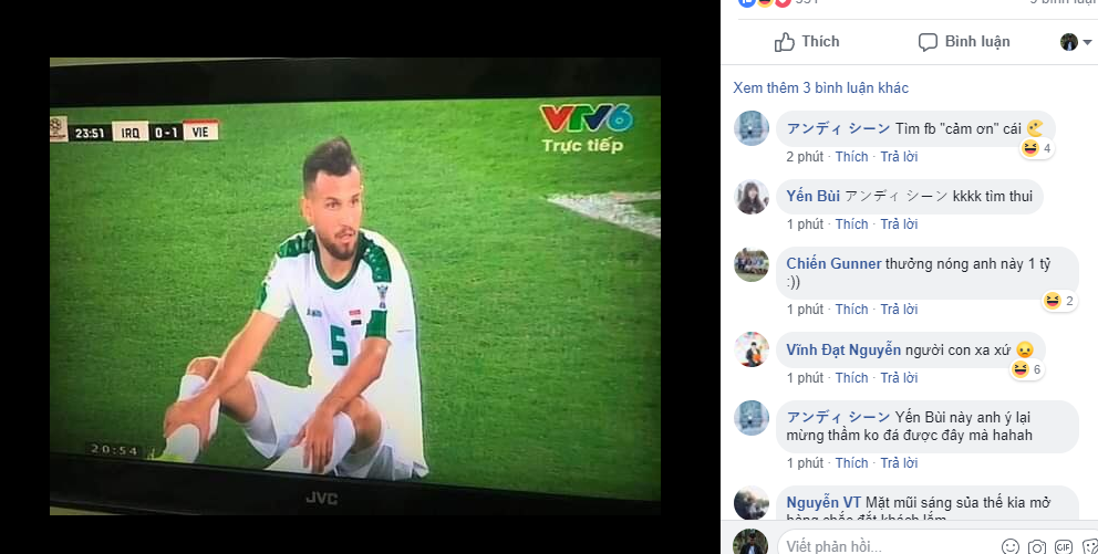 Fan Việt hào hứng tìm info, đề xuất thưởng nóng tiền tỷ cho chàng hậu vệ Iraq phản lưới-1