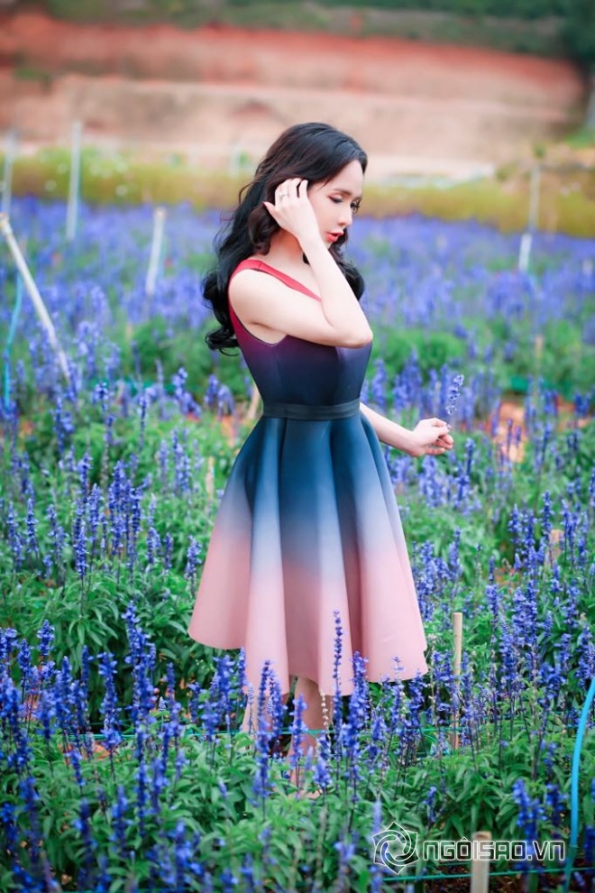 Mỹ nhân chuyển giới Đoàn Trần đẹp nao lòng giữa đồng hoa Đà Lạt-5