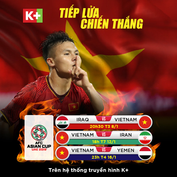 Cùng K+ cổ vũ tuyển Việt Nam tại AFC Asian Cup-1