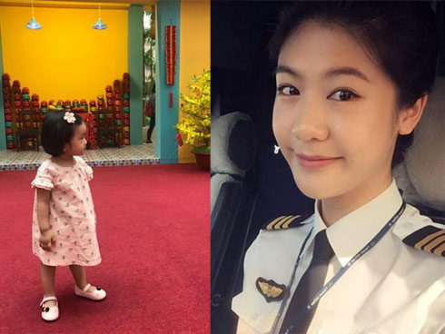 Nữ cơ trưởng Huỳnh Lý Đông Phương khoe con gái nhỏ biểu cảm cực ngầu, hạnh phúc vì cô bé y như bản sao mini-5