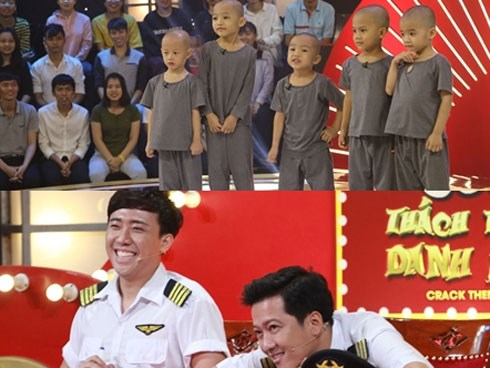 5 chú tiểu nhóm Bồng Lai khiến sân khấu Thách thức danh hài 'bấn loạn' vì quá đáng yêu