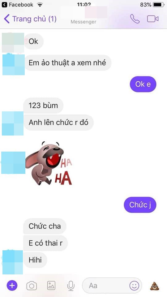 Được bạn gái biểu diễn ảo thuật cho xem, chàng trai chưa kịp ngạc nhiên đã tái xanh mặt vì lên chức bố-2