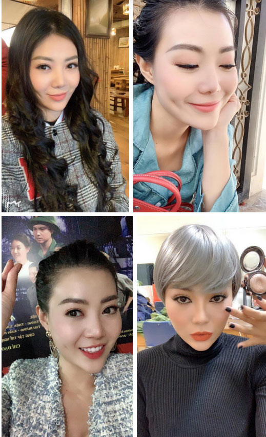 Nối gót Quỳnh búp bê, Thanh Hương - Lan cave cũng chạy theo mốt mặt dài cằm nhọn, lột xác thành người khác-1