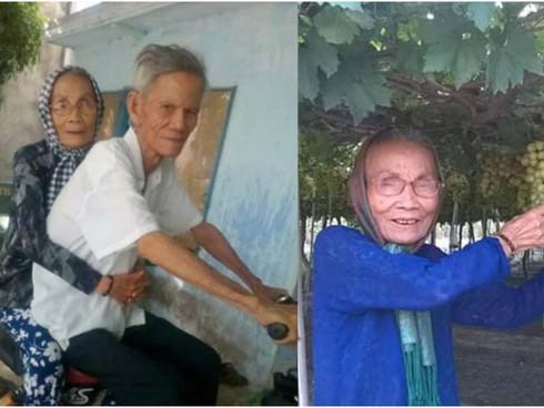 Ông ngoại đi đạp xe nói chuyện với bà khác, bà ngoại ở nhà ghen và màn làm hoà