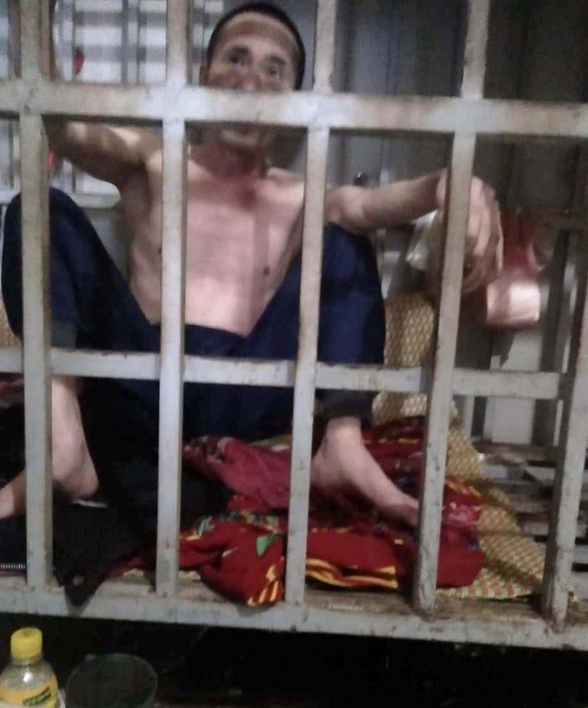 Vụ chồng bị vợ nhốt vào lồng sắt ở Thanh Hóa: Xuất hiện nhiều tình tiết mới khó tin-1