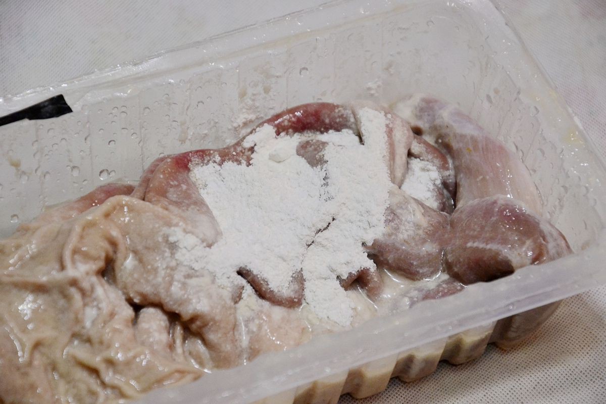 Cuối tuần rồi học ngay cách làm dạ dày heo trộn giòn ngon nịnh chồng thôi các mẹ ơi-2