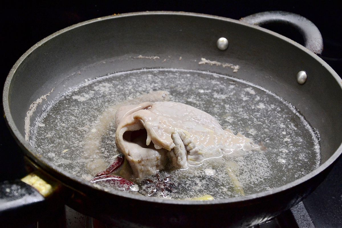 Cuối tuần rồi học ngay cách làm dạ dày heo trộn giòn ngon nịnh chồng thôi các mẹ ơi-3