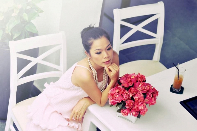 Bà mẹ 2 con Mỹ Lệ tung loạt hình mới xinh tươi giấu tuổi-2