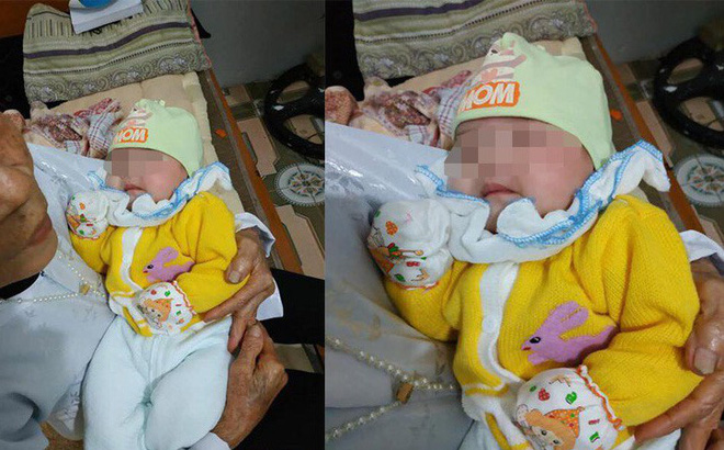 Bé gái 2 tháng tuổi bị bỏ rơi bên đường với tờ giấy ghi nay tôi để lại cháu ở đường-1