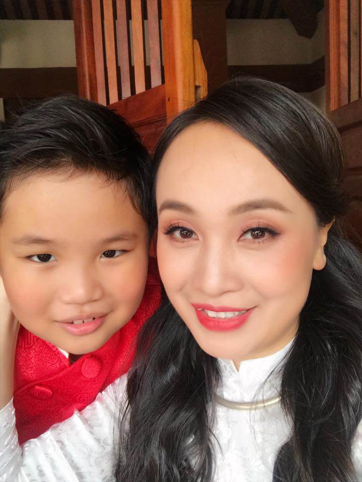 30 tuổi mới kết hôn, chẳng ai ngờ con trai Thị Mầu Thu Huyền giờ lớn bổng không nhận ra-5