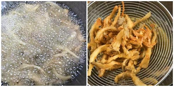 Chỉ vài phút là xong ngay món nấm chiên giòn đang sốt xình xịch ở nhiều quán ăn-3