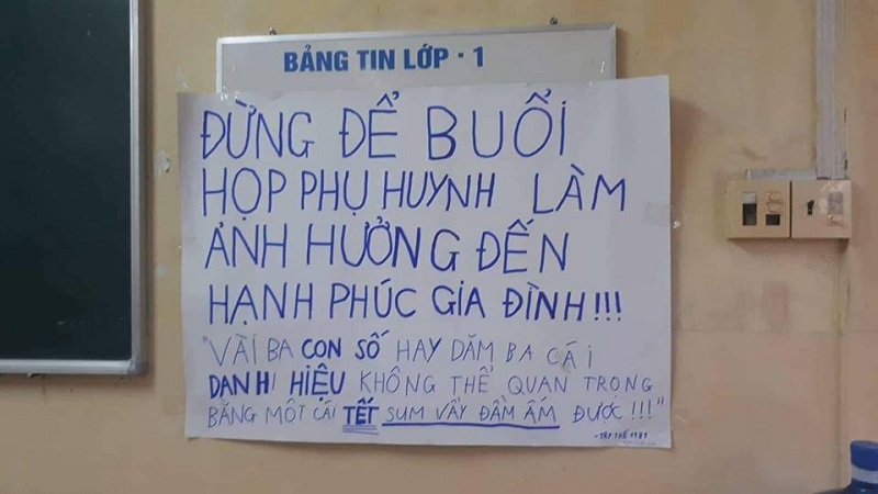 Mùa họp phụ huynh khốc liệt với những bức hình và khẩu hiệu khiến dân tình cười rụng rốn-1