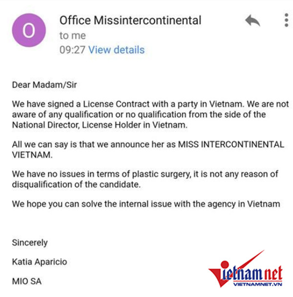 BTC Hoa hậu liên lục địa lên tiếng về việc thi chui của Ngân Anh-2