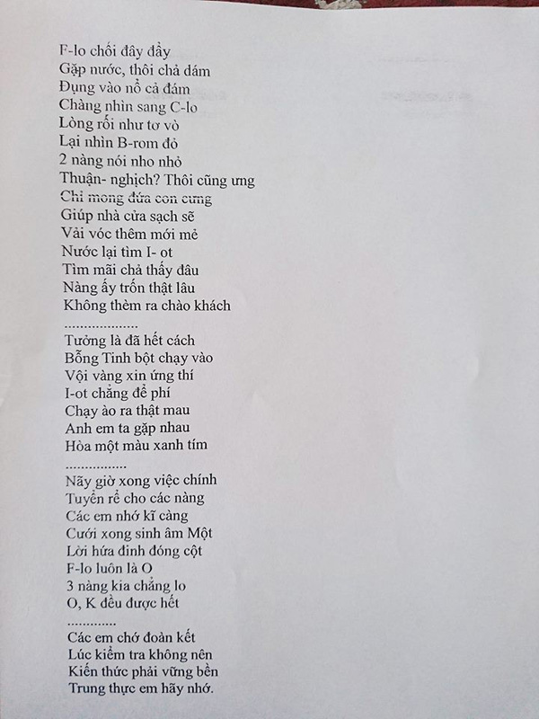 Khi cô giáo thích môn Văn nhưng bị bắt đi dạy Hóa thì cả lớp sẽ nhận đề thi bằng thơ-3