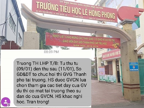 Giáo viên thi dạy giỏi, cấm HS kém đi học: Còn nơi nào đang diễn”?-1
