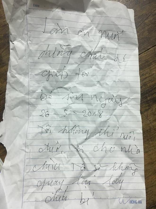 Bỏ con tại chùa, người mẹ để lại lời nhắn: Tôi sẽ không quay lại lấy đứa bé”-2