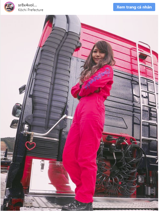Cô gái bỗng nổi như cồn vì được mệnh danh là nữ tài xế xe tải xinh đẹp nhất Nhật Bản”-2