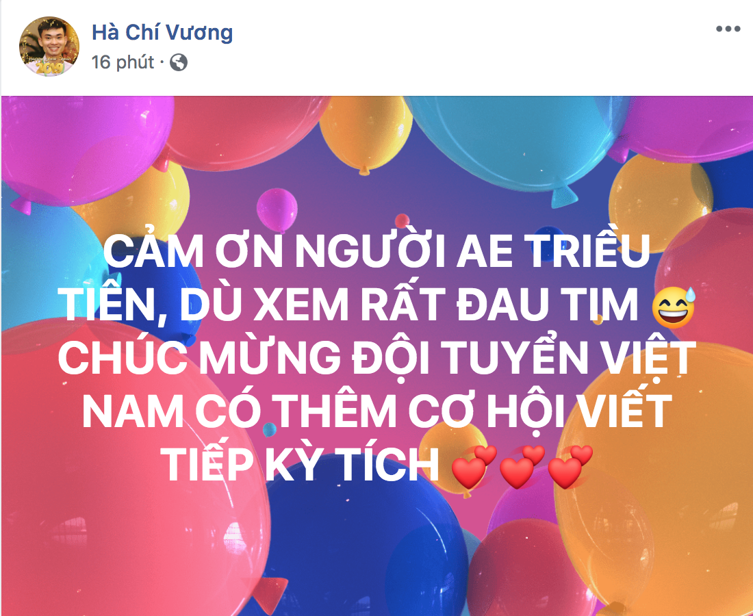 Dân mạng vỡ oà vì đội tuyển Việt Nam lọt qua khe cửa hẹp để vào vòng 1/8 tại Asian Cup-2