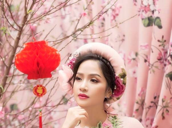 Diễn viên Diệu Thảo Phía trước là bầu trời e ấp như thiếu nữ trong bộ hình đón Tết-9