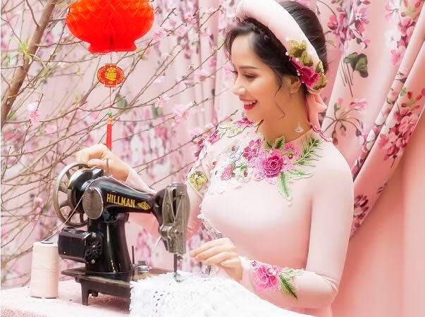 Diễn viên Diệu Thảo Phía trước là bầu trời e ấp như thiếu nữ trong bộ hình đón Tết-8