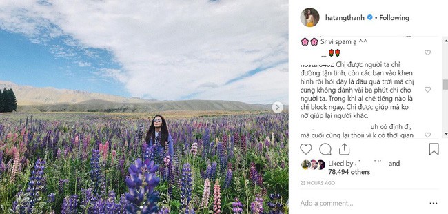 Tưởng Tăng Thanh Hà cứ tảng lờ lời trách móc của fan, ai ngờ cô đang âm thầm sửa sai đây này-1