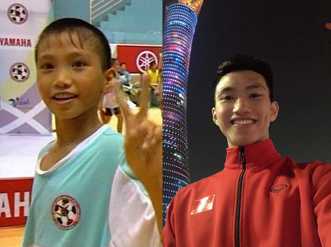 Thử thách 10 năm của hội cầu thủ: Ai cũng thay đổi nhưng em út Văn Hậu dậy thì thành công nhất!-2