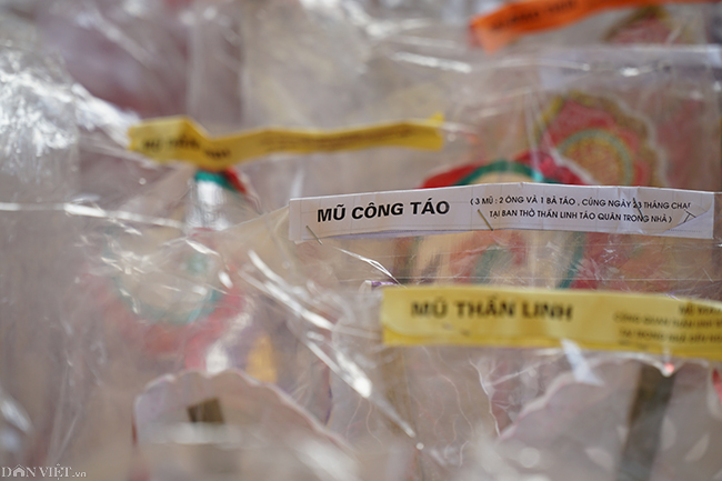 Làng nghề làm vàng mã hối hả chuẩn bị Tết ông Công ông Táo-10