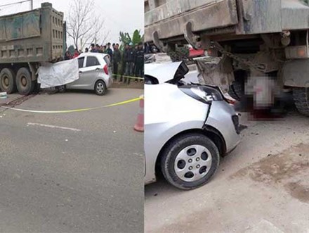 Đang sửa xe cho khách, thợ bị ô tô tông chết ở Hà Nội